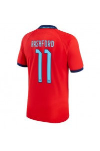 England Marcus Rashford #11 Fotballdrakt Borte Klær VM 2022 Korte ermer